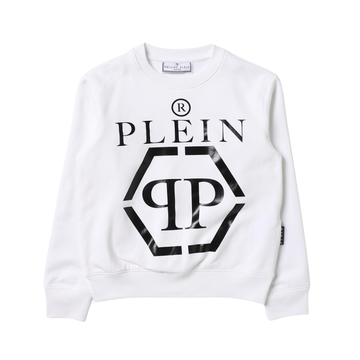 PHILIPP PLEIN kids sweatshirt featuring logo print available at Lestyle Boutique Melbourne
