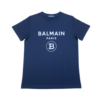 BALMAIN T-SHIRT featuring logo print available at Lestyle Boutique Melbourne