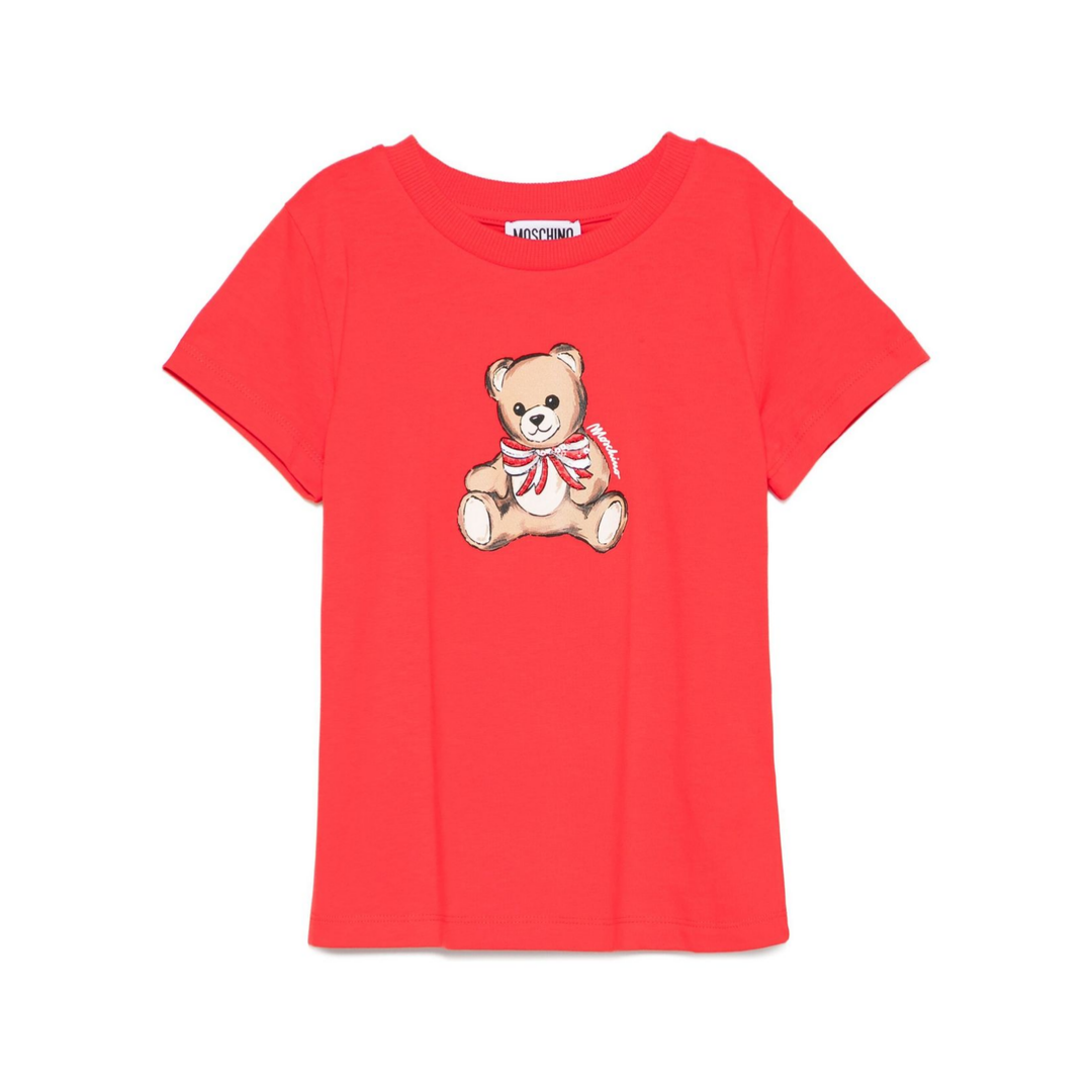 Moschino Kids t-shirt featuring bear-print available at Lestyle Boutique Melbourne