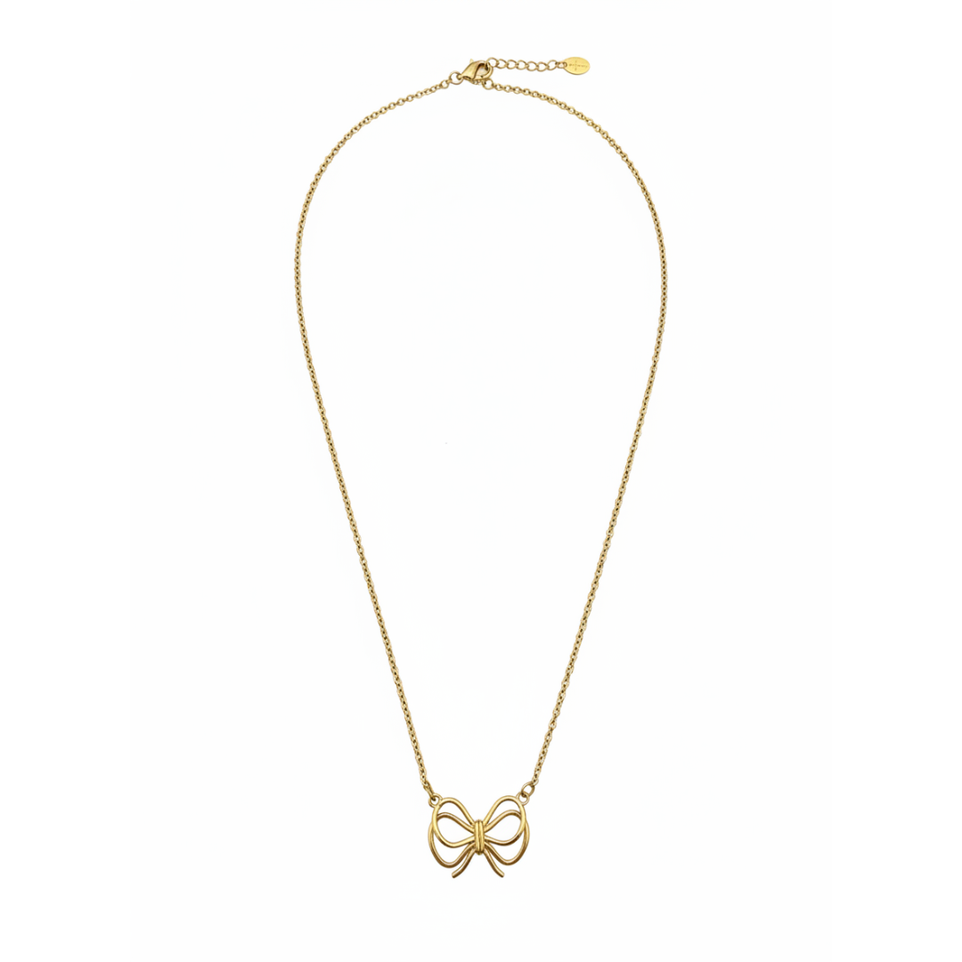 RED VALENTINO NECKLACE featuring bow pendant available at Lestyle Boutique Melbourne