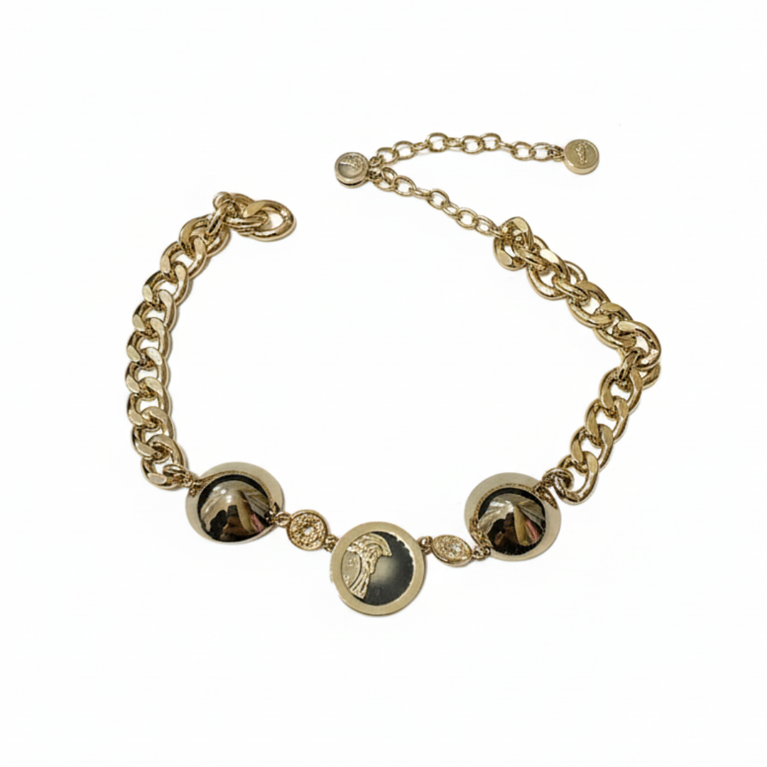 VERSACE CHOKER featuring logo medallion centerpiece available at Lestyle Boutique Melbourne