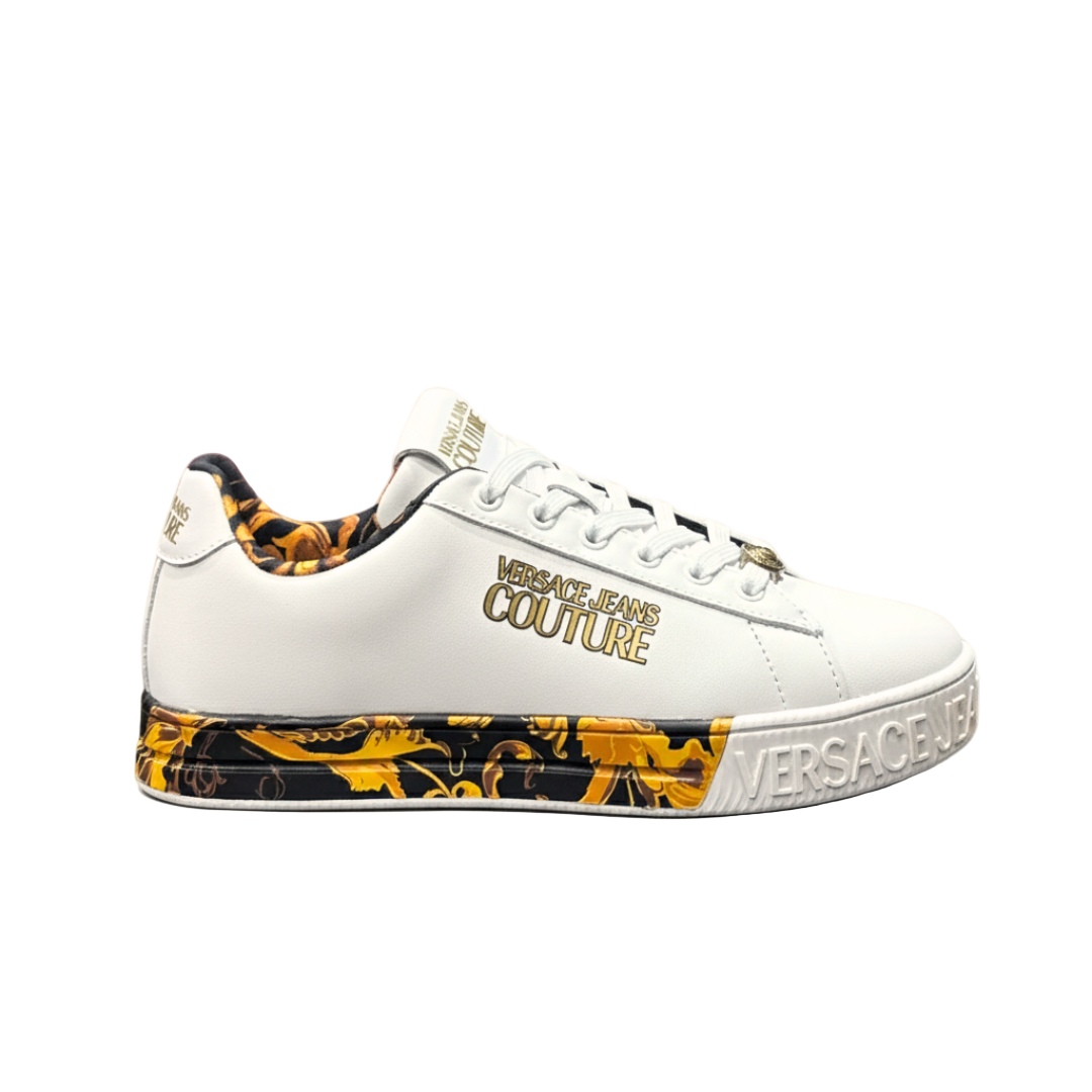 Versace Jeans Couture sneaker featuring gold-tone hardware available at Lestyle Boutique Melbourne