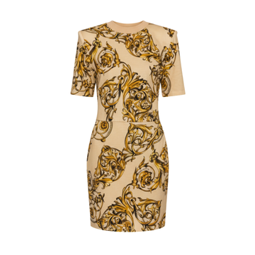 Versace Jeans Couture Dress featuring ornate baroque print available at Lestyle Boutique Melbourne