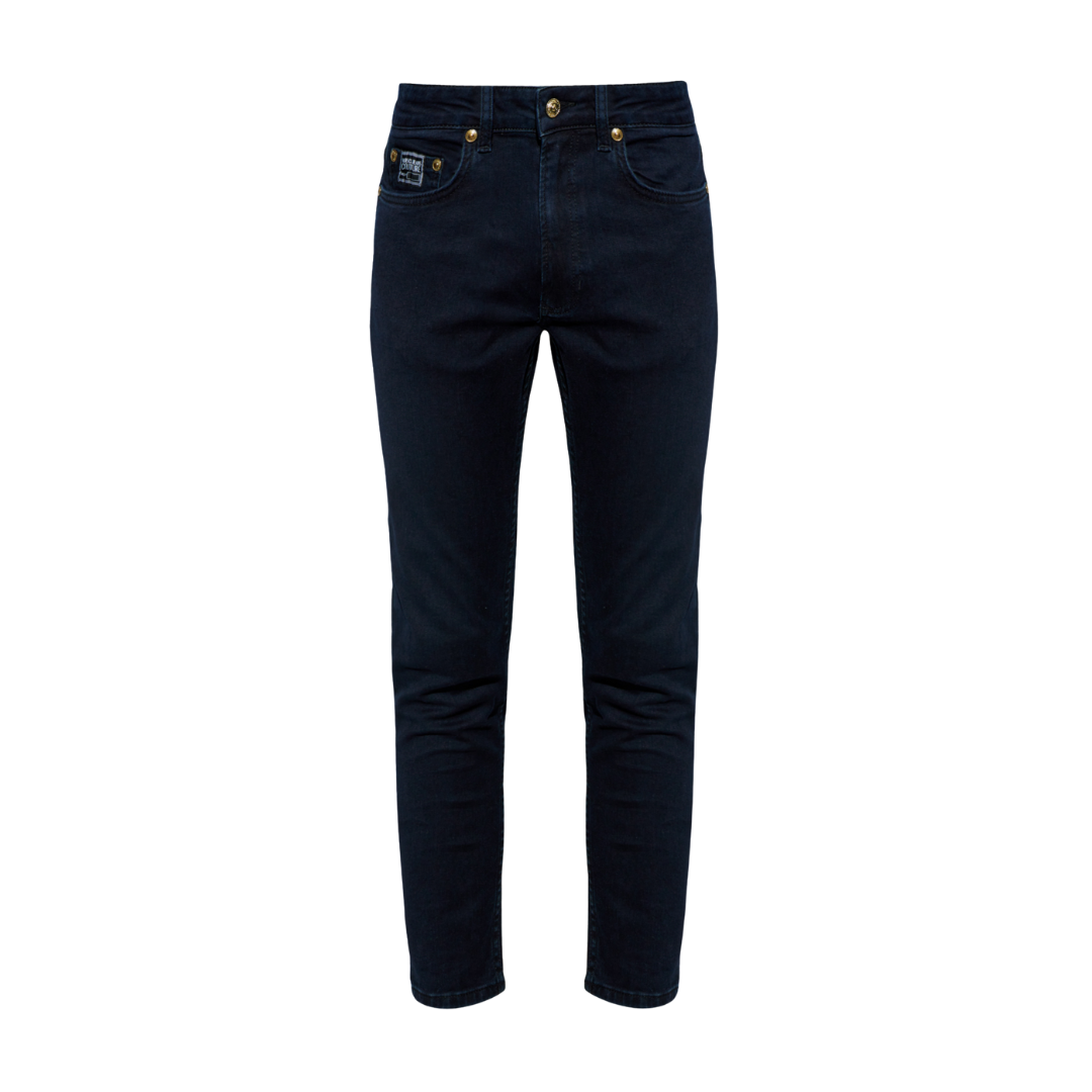 Versace Jeans Couture jeans featuring skinny fit and gold rivets available at Lestyle Boutique Melbourne