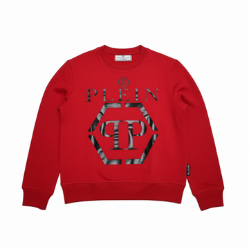 PHILIPP PLEIN SWEATSHIRT featuring bold logo print available at Lestyle Boutique Melbourne