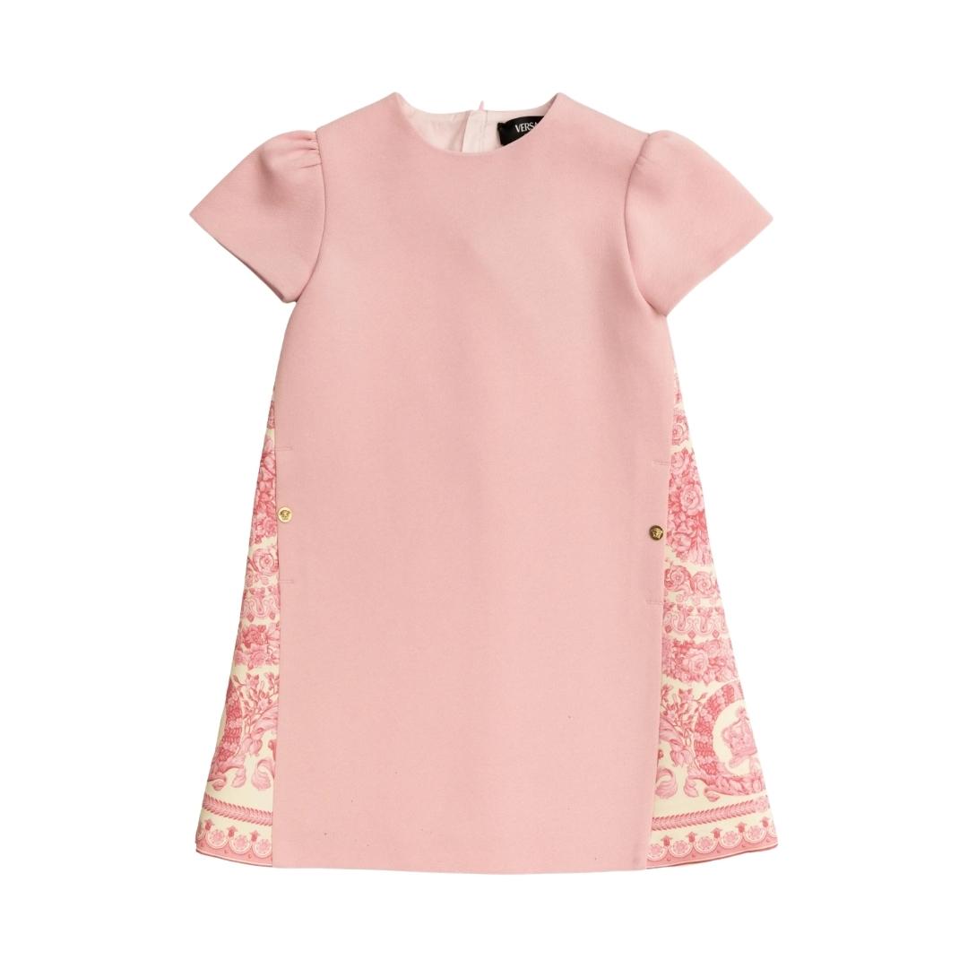 Versace Kids dress with floral-panel design available at Lestyle Boutique Melbourne