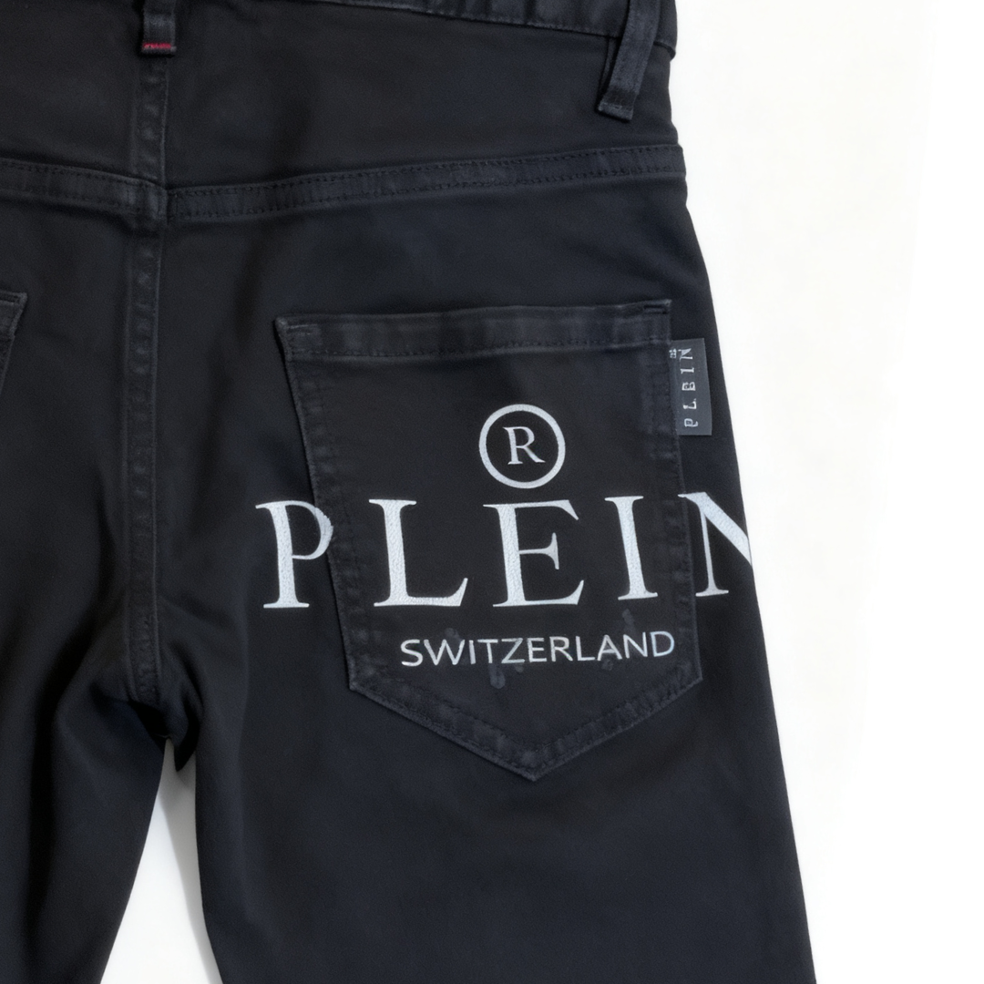 Philipp Plein jeans featuring distressed detailing available at Lestyle Boutique Melbourne