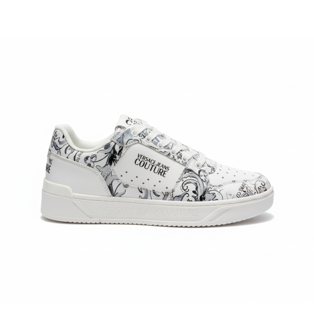 VERSACE JEANS COUTURE sneakers featuring baroque print available at Lestyle Boutique Melbourne
