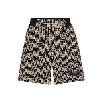 Balmain Kids Labyrinth Shorts featuring labyrinth pattern available at Lestyle Boutique Melbourne