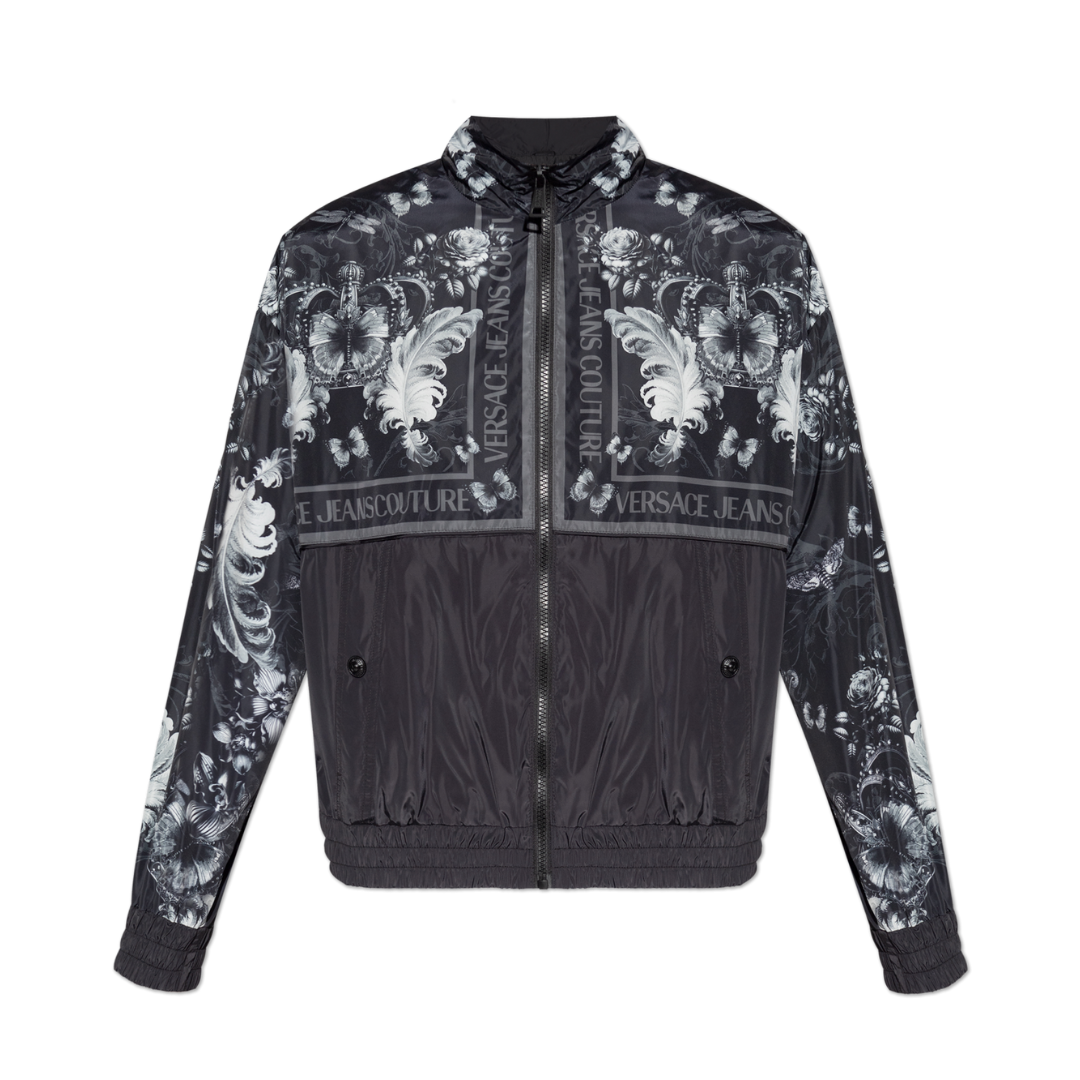 Versace Jeans Couture jacket featuring ornate baroque print available at Lestyle Boutique Melbourne