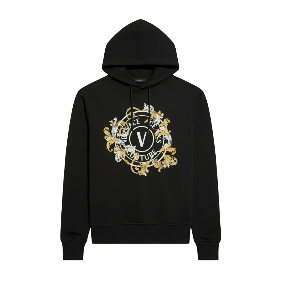 VERSACE JEANS COUTURE Hoodie featuring logo print available at Lestyle Boutique Melbourne