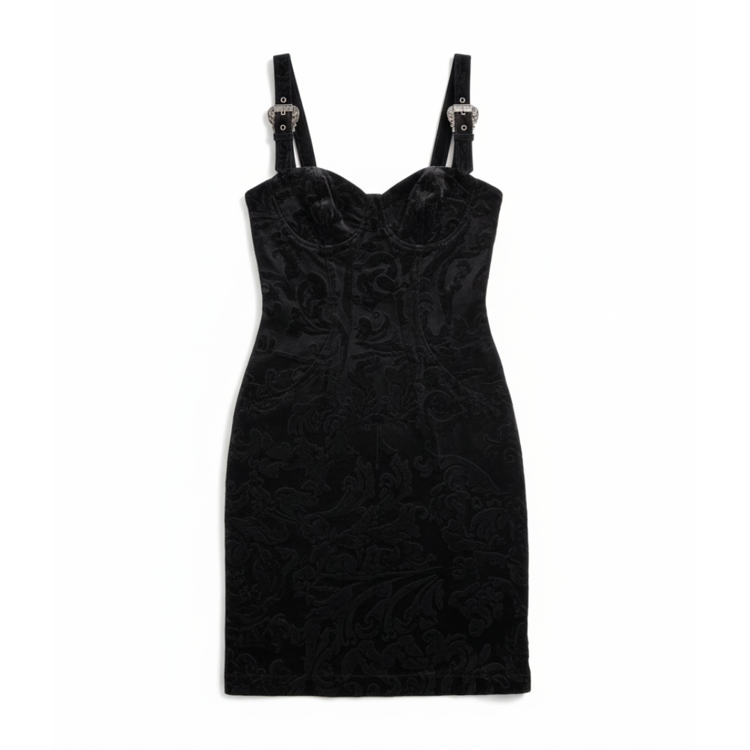 VERSACE JEANS COUTURE DRESS featuring lace detailing available at Lestyle Boutique Melbourne