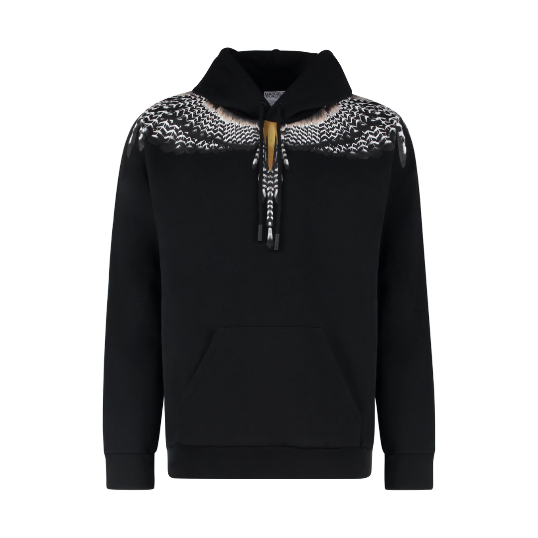 MARCELO BURLON Sweatshirt featuring wing graphic across chest available at Lestyle Boutique Melbourne