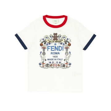 Fendi Kids T-shirt featuring a colorful print available at Lestyle Boutique Melbourne