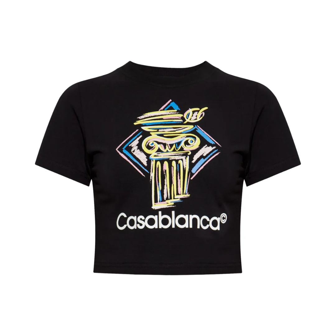 CASABLANCA BABY T-SHIRT featuring a Diamond Column graphic available at Lestyle Boutique Melbourne