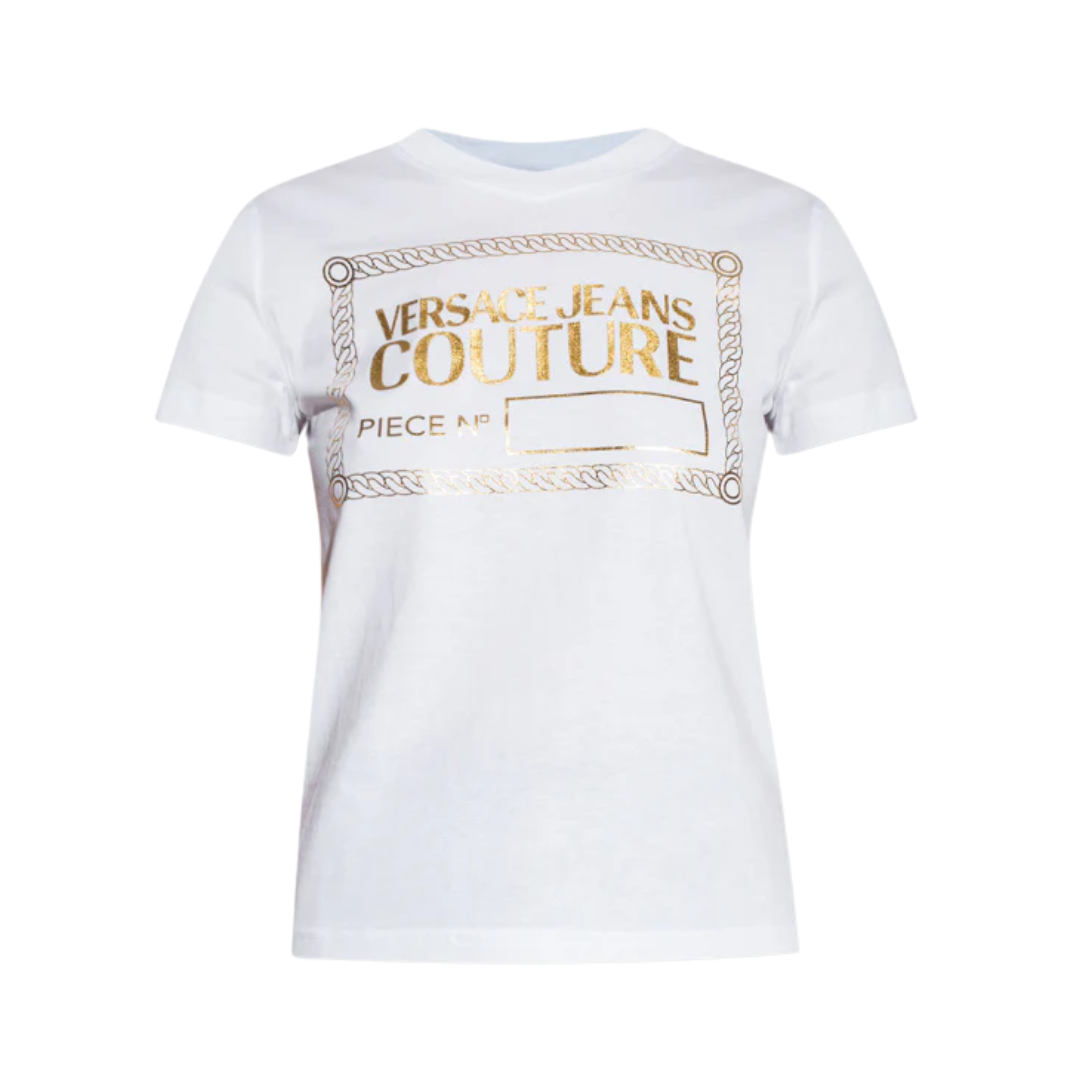 Versace Jeans Couture T-Shirt featuring gold foil logo available at Lestyle Boutique Melbourne