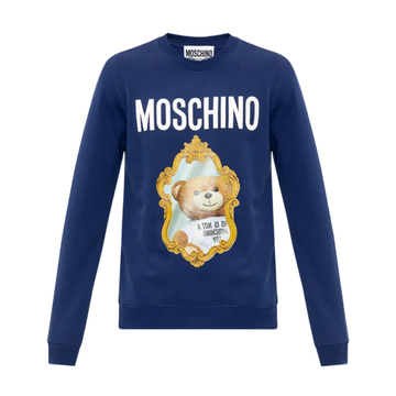 MOSCHINO sweatshirt featuring bear graphic available at Lestyle Boutique Melbourne
