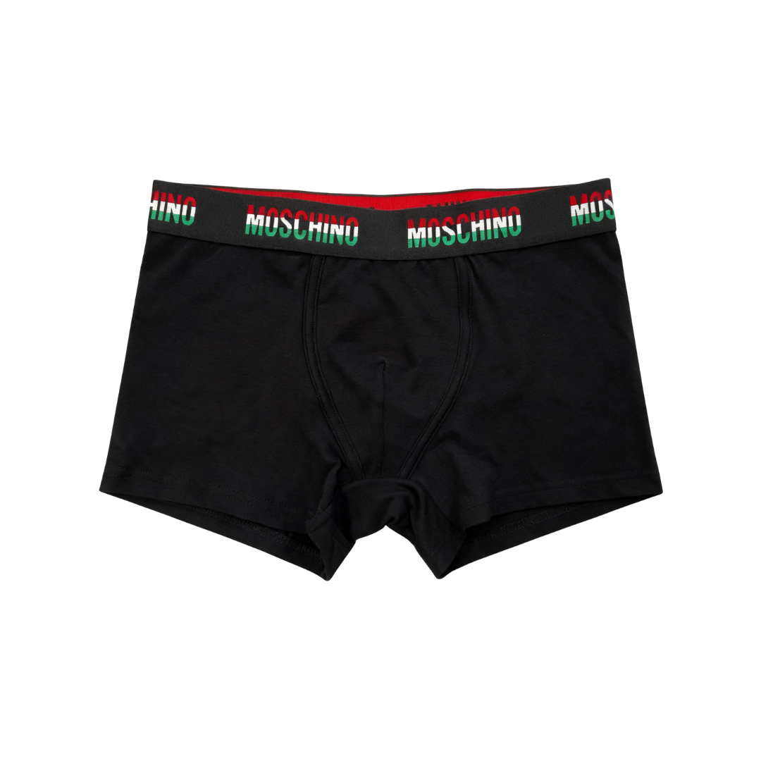 MOSCHINO BOXER SHORTS featuring logo waistband available at Lestyle Boutique Melbourne