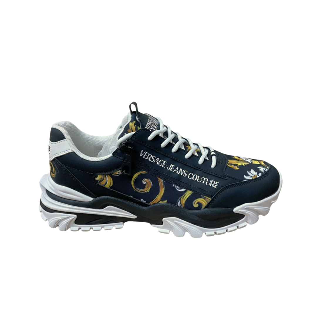 Versace Jeans Couture sneakers featuring bold floral print available at Lestyle Boutique Melbourne