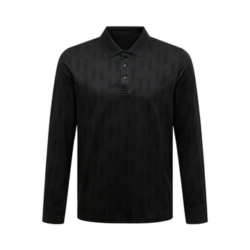 KARL LAGERFELD POLO SHIRT featuring K monogram pattern available at Lestyle Boutique Melbourne