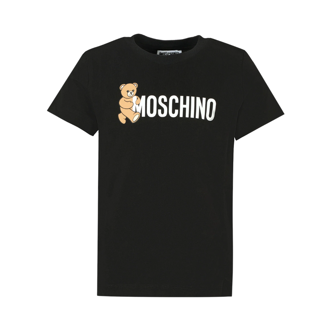 MOSCHINO KIDS T-SHIRT featuring teddy bear logo available at Lestyle Boutique Melbourne
