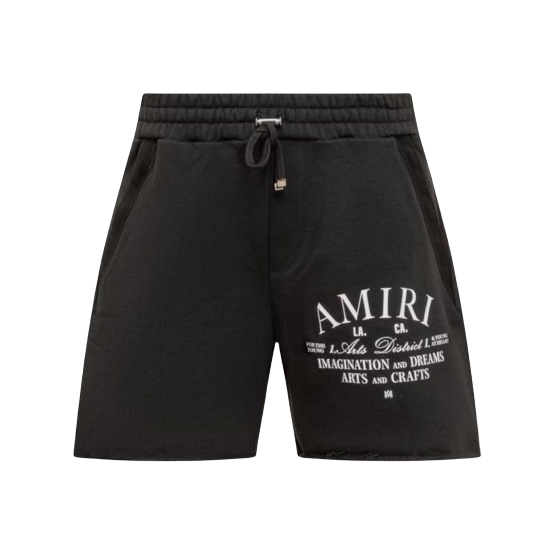 AMIRI shorts featuring graphic typography print available at Lestyle Boutique Melbourne