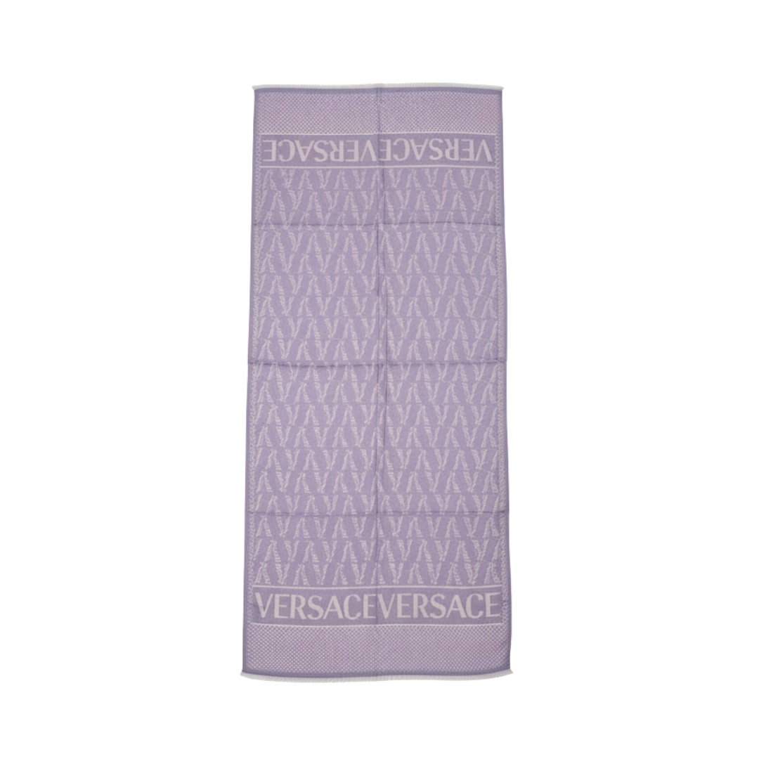 VERSACE SCARF featuring logo pattern available at Lestyle Boutique Melbourne