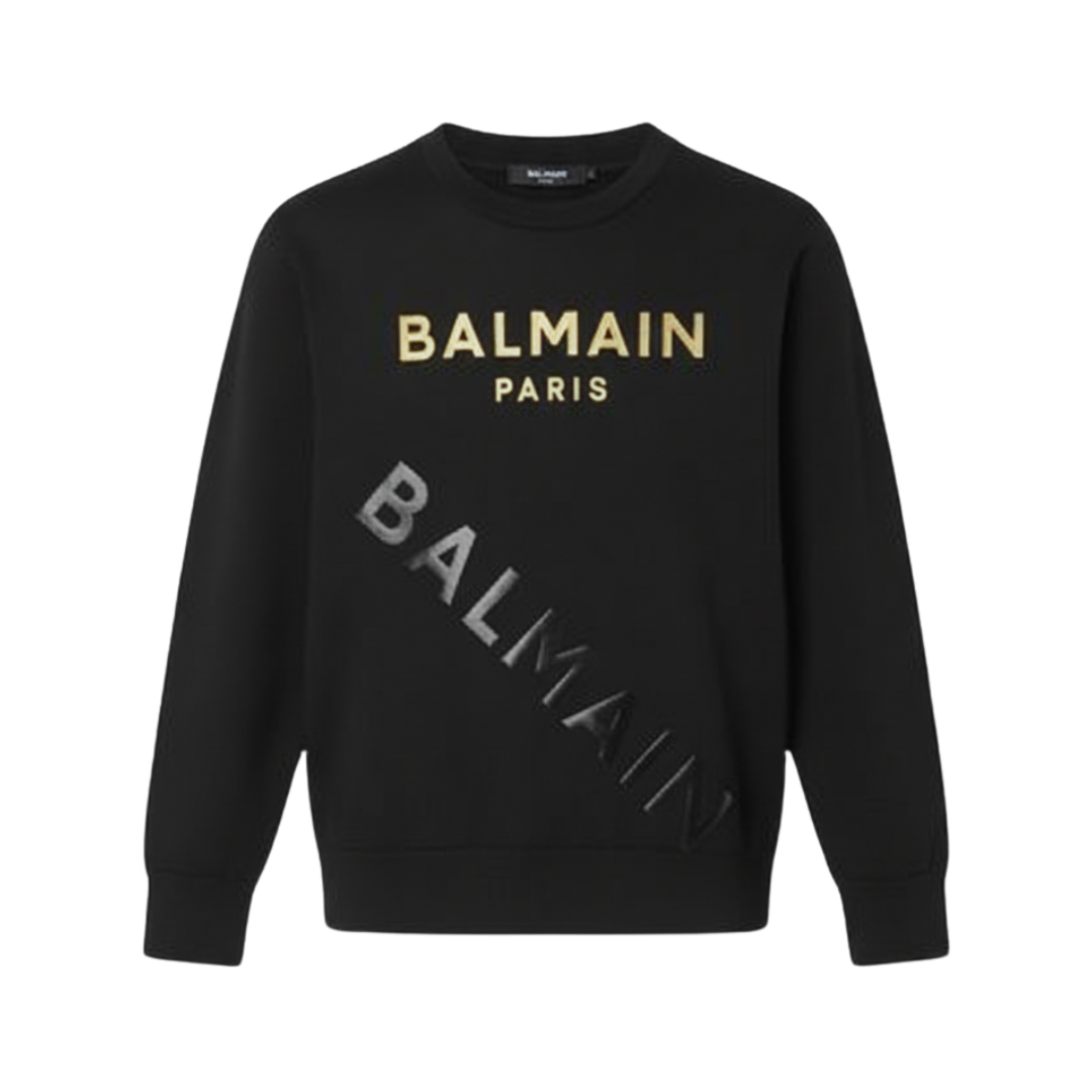 BALMAIN JUMPER featuring GOLD LOGO available at Lestyle Boutique Melbourne
