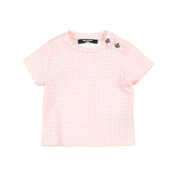 BALMAIN T-SHIRTS featuring signature print available at Lestyle Boutique Melbourne