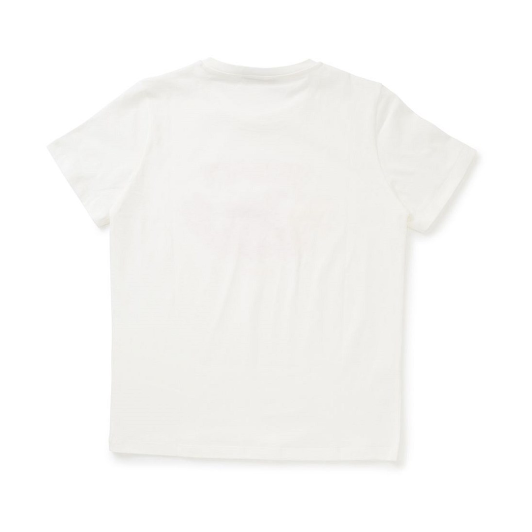 Versace Kids T-shirt jersey featuring logo Tresor in white with pink graphic, available at Lestyle Boutique Melbourne