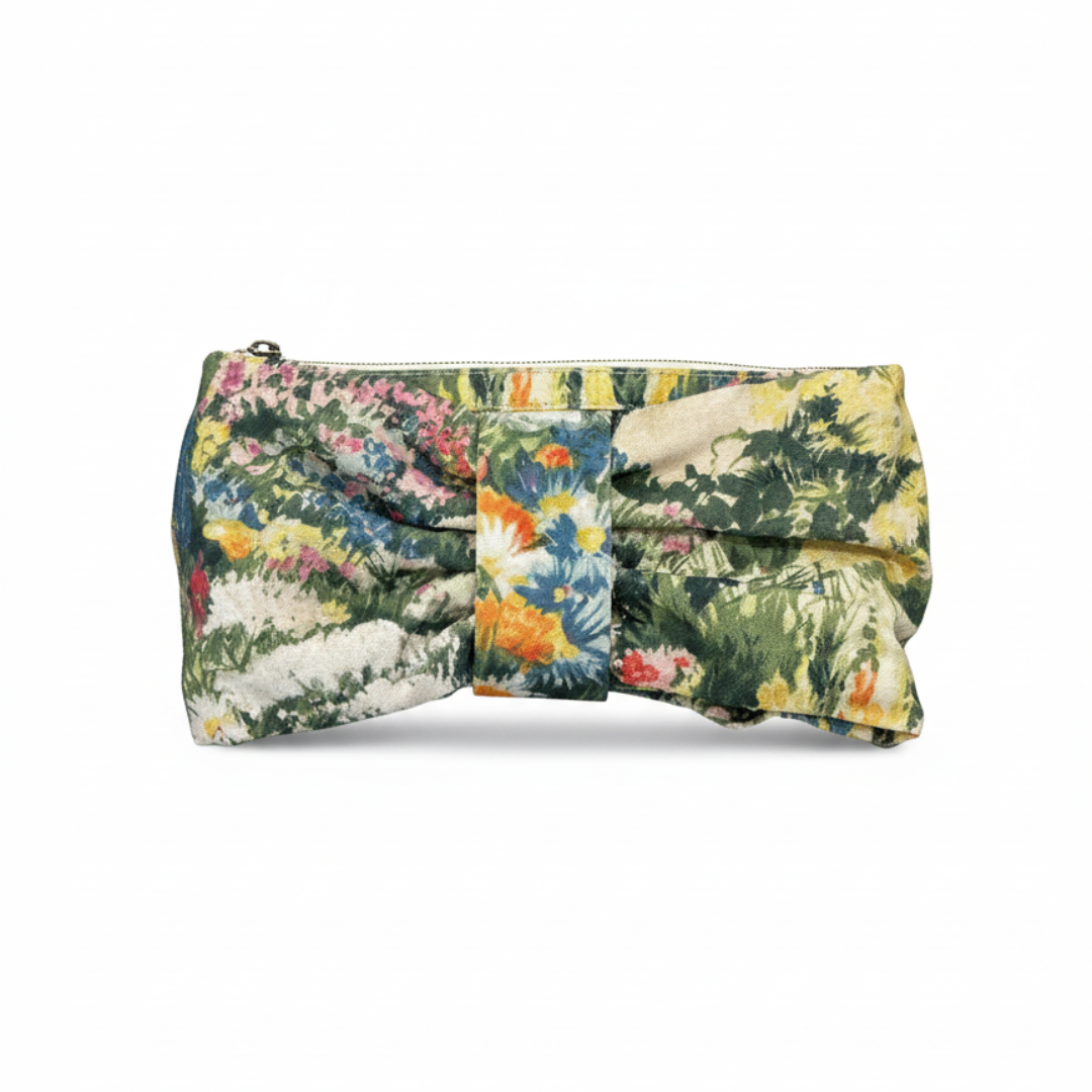 Red Valentino handbag featuring floral tapestry fabric available at Lestyle Boutique Melbourne