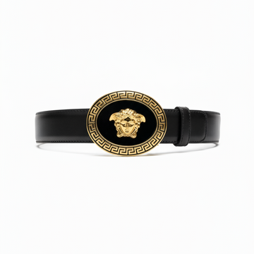 Versace belt featuring Medusa head buckle available at Lestyle Boutique Melbourne