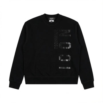 Dsquared2 sweatshirt featuring bold vertical logo available at Lestyle Boutique Melbourne