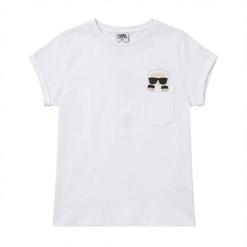 Karl Lagerfeld T-shirt featuring pocket sunglasses graphic available at Lestyle Boutique Melbourne