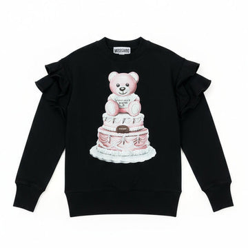 MOSCHINO SWEATSHIRT featuring teddy bear cake graphic available at Lestyle Boutique Melbourne