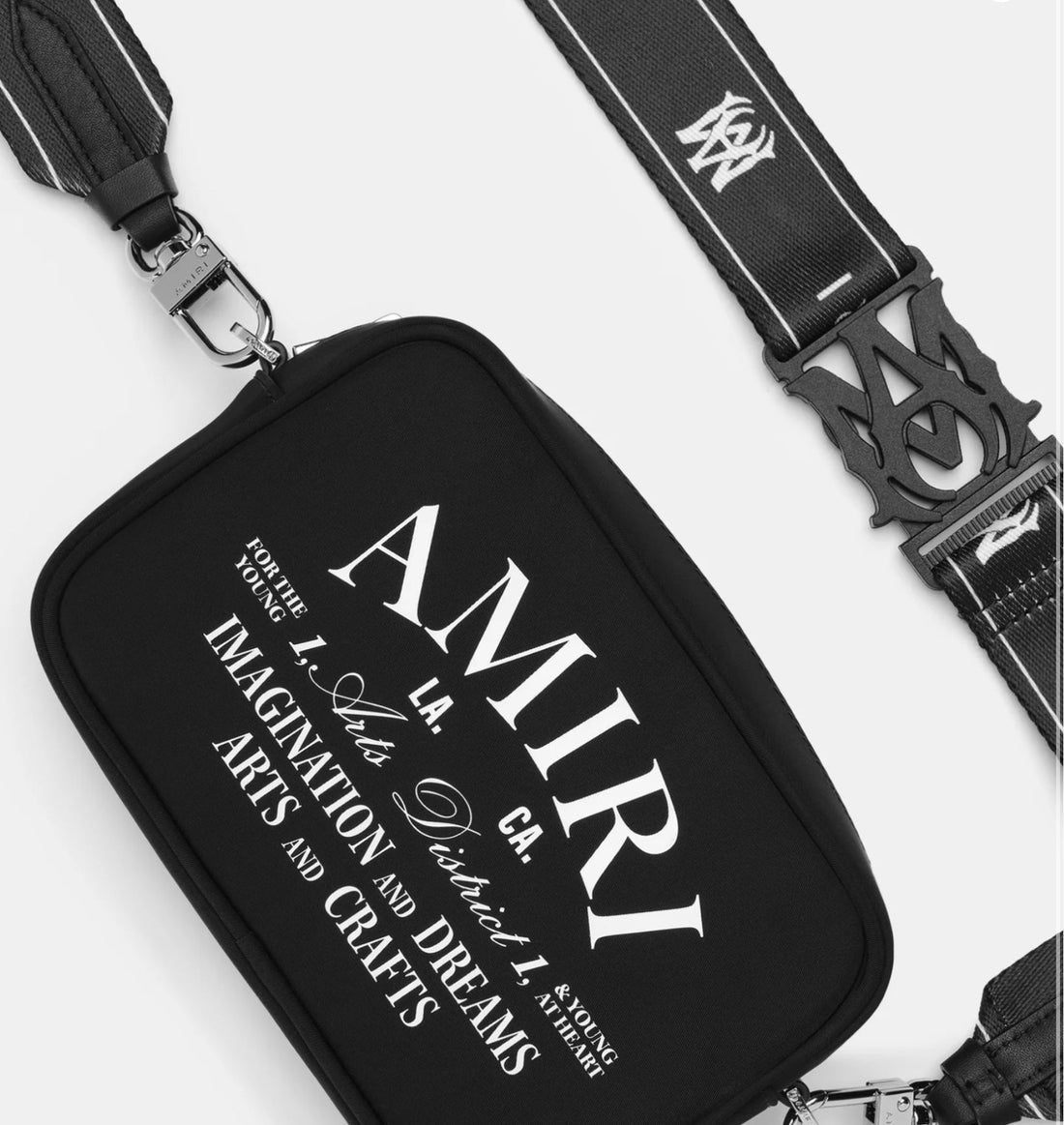 AMIRI bag featuring bold logo print available at Lestyle Boutique Melbourne