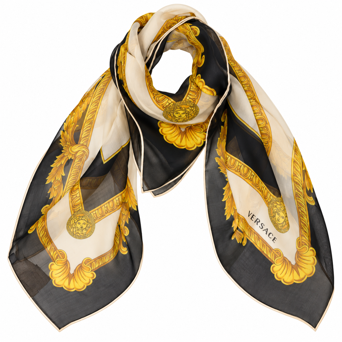 VERSACE HANDKERCHIEF 60CM