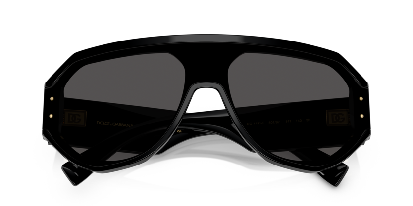 Dolce & Gabbana sunglasses featuring black acetate frame and dark grey lenses available at Lestyle Boutique Melbourne