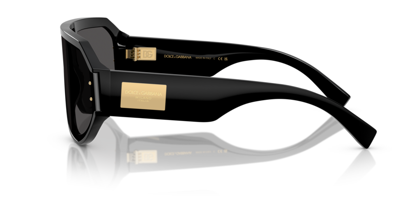 Dolce & Gabbana sunglasses featuring black acetate frame and dark grey lenses available at Lestyle Boutique Melbourne