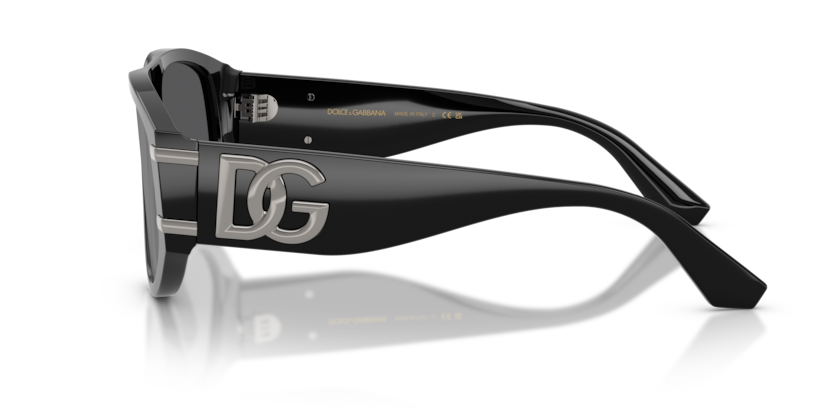 Dolce & Gabbana sunglasses featuring grey mirror black lenses available at Lestyle Boutique Melbourne