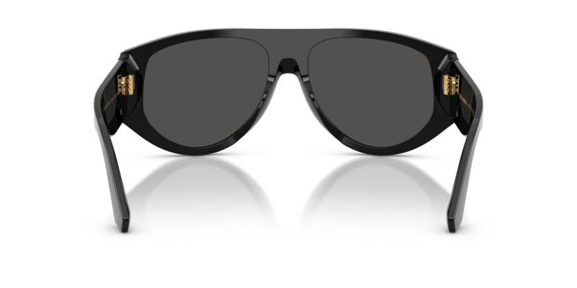 Dolce & Gabbana pilot sunglasses with a polished acetate frame and dark grey lenses, available at Lestyle Boutique Melbourne