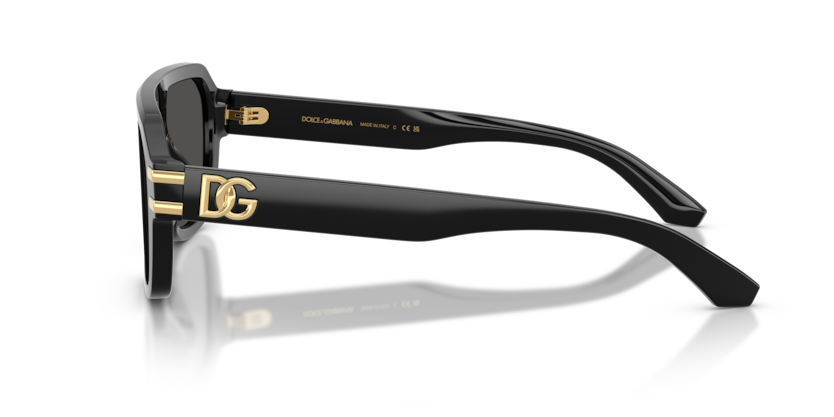 Dolce & Gabbana pilot sunglasses featuring dark grey lenses available at Lestyle Boutique Melbourne