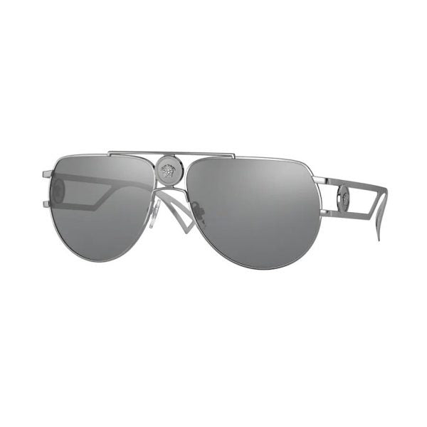 Versace sunglasses featuring grey mirror silver lenses available at Lestyle Boutique Melbourne