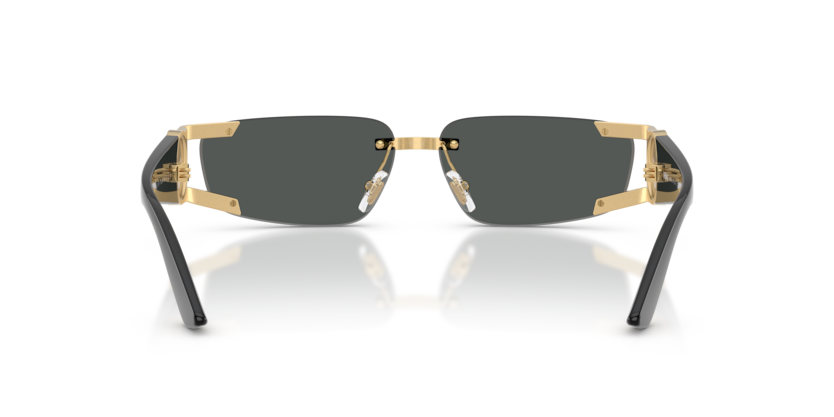 Versace rimless sunglasses with gold bridge design available at Lestyle Boutique Melbourne