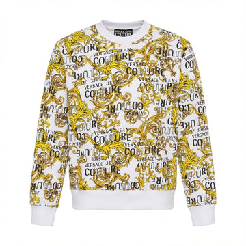 Versace Jeans Couture sweatshirt featuring all-over logo print available at Lestyle Boutique Melbourne