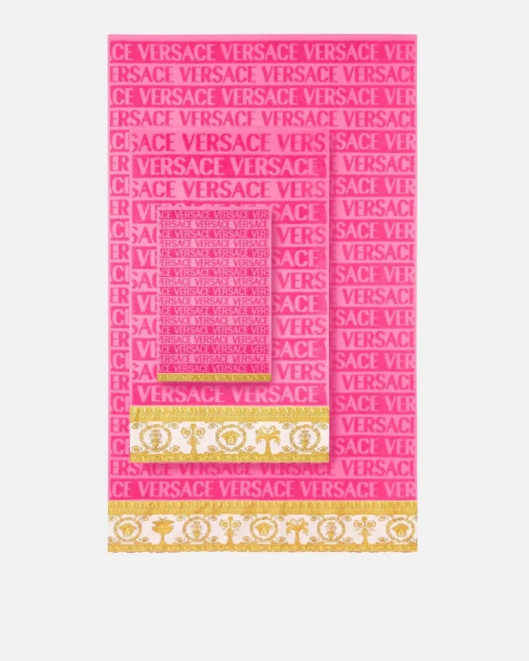 Versace Towel Set featuring I Love Baroque print available at Lestyle Boutique Melbourne