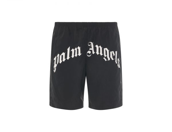 Palm Angels shorts featuring classic logo print, available at Lestyle Boutique Melbourne