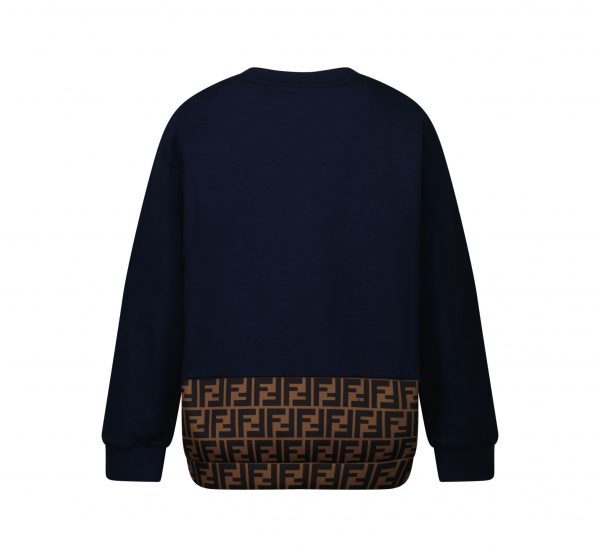 Fendi Kids Sweatshirt with embroidered logo, stylish and comfortable, available at Lestyle Boutique Melbourne