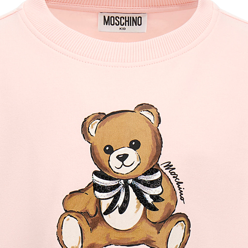MOSCHINO KIDS SWEATSHIRT featuring teddy bear-print available at Lestyle Boutique Melbourne