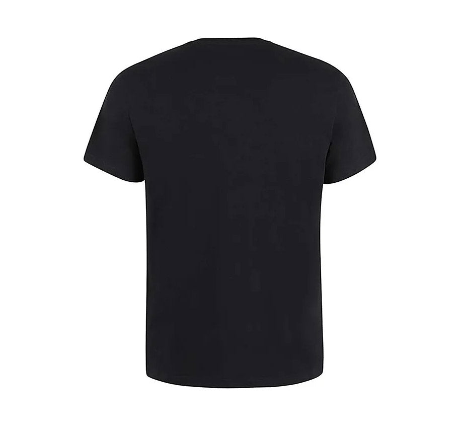 Alexander McQueen black t-shirt featuring an embroidered logo design, crafted from premium cotton for a luxurious feel. This designer piece showcases a classic crew neck and a regular fit, making it perfect for casual outings or elevating your everyday style. The high-quality craftsmanship ensures durability and comfort, making it a must-have for fashion enthusiasts. Available at Lestyle Boutique Melbourne.